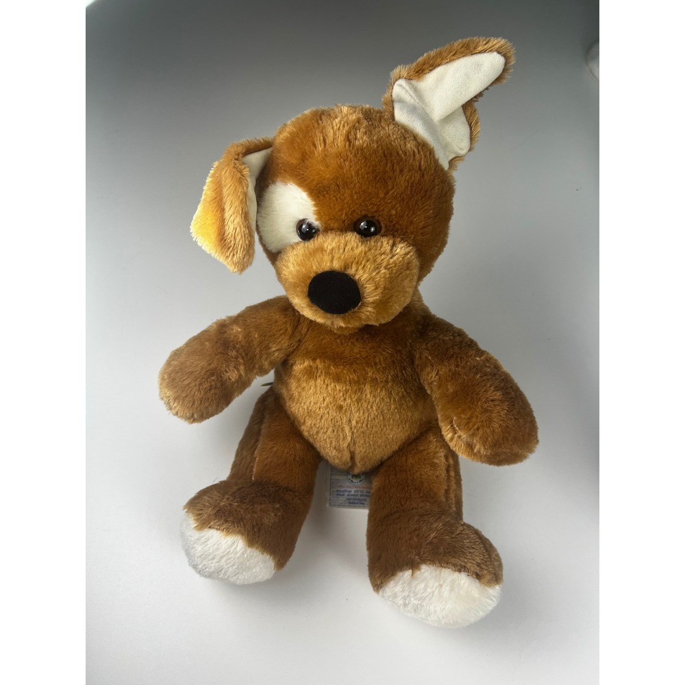 Build a Bear Workshop Brown Sugar Puppy Dog 15" Plush Toy Stuffed Animal 09
